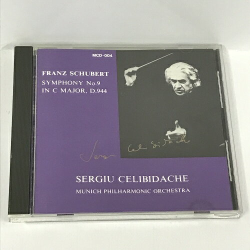 yÁz118 SCHUBERT SYMPHONY No.9 (V[xg ȑ9) SERGIU CELIBIDACHE METEOR CD