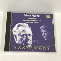 【中古】78 Edwin Fischr Beethoven (ベートーヴェン) Piano Concertos 3 & 4 Testament *classics* CD