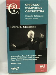 【中古】HISTORIC TELECASTS Vol.3 Leopold Stokowski Brahms Rimsky-Korsakov (ストコフスキー/ブラームス/コルサコフ) WB VAI クラシックVHS