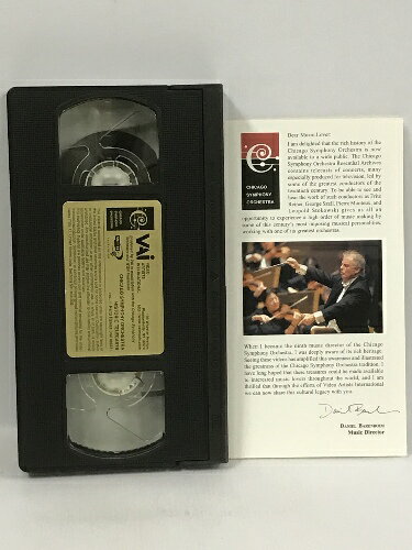 【中古】HISTORIC TELECASTS Vol.1 Fritz Reiner Beethoven (ベートーヴェン)Symphony No.7/Egmont Overture Chicago Symphony Orchesutra WB クラシックVHS