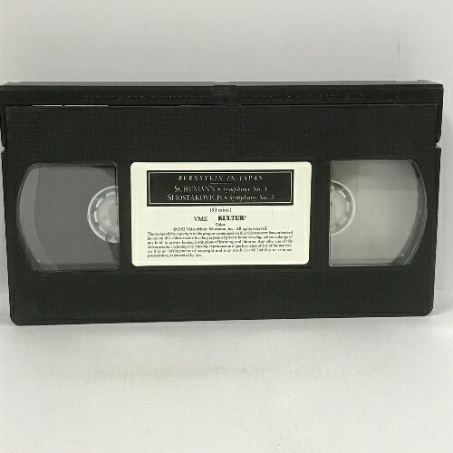 【中古】Bernstein (バーンスタイン ) in japan Schumann Symphony No.1 Shostakavich Symphony No.5 Kultur Video クラシックVHS