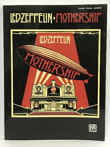 楽天リサイクルストアあかつき【中古】洋書　Mothership: Piano/ Vocal/ Chords　Alfred Music Led Zeppelin　（レッドツェッペリン）