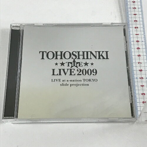 【中古】東方神起　TOHOSHINKI THE LIVE 2009 LIVE at a-nation TOKYO slde projection DVD　SKU00W-230429013001001-000　jan　コンディション中古 - 良い　コンディション説明ディスク・ケースのセット販売です。その他の付属品はないもとのご理解下さい。盤面は良好です。ケースにスレ、キズ、があります。■付録等の付属品がある商品の場合、記載されていない物は『付属なし』とご理解下さい。※注意事項※当店は実店舗・他サイトでも販売を行っております。在庫切れの場合はキャンセルさせて頂きます。※ ポイント消化 にご利用ください。　送料ゆうメール　商品説明【当店の商品詳細・付属品や状態はコンディション説明でご確認ください。こちらに記載がある場合は書籍本体・内容の説明や元の付属品の説明であり、当店の商品とは異なる場合があります。参考としてご覧ください。】　※※※※注意事項※※※※・配送方法は当店指定のものとなります。変更希望の場合は別途追加送料を頂戴します。・送料無料の商品については、当社指定方法のみ無料となります。・商品画像へ、表紙についているステッカーや帯等が映っている場合がありますが、中古品の為付属しない場合がございます。・写真内にある本・DVD・CDなど商品以外のメジャーやライター等のサイズ比較に使用した物、カゴやブックエンド等撮影時に使用した物は付属致しません。コンディション対応表新品未開封又は未使用ほぼ新品新品だがやや汚れがある非常に良い使用されているが非常にきれい良い使用感があるが通読に問題がない可使用感や劣化がある場合がある書き込みがある場合がある付属品欠品している場合がある難あり強い使用感や劣化がある場合がある強い書き込みがある場合がある付属品欠品している場合がある