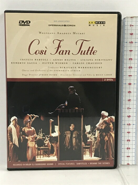 šۥ⡼ĥ:η֥ե󡦥ȥåơ Wolfgang Amadeus Mozart: Cosi fan futte Arthaus Musik Cecilia Bartoli 2 DVD