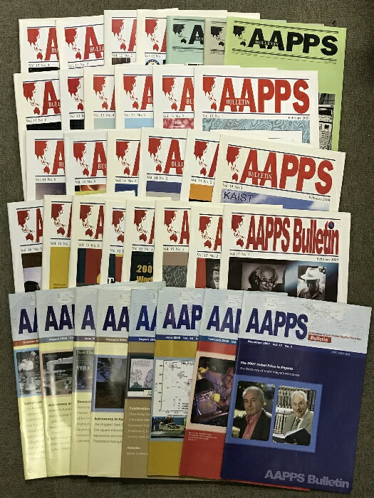 【中古】洋書 AAPPS BULLETIN まとめて 35冊 セット 1994年〜2009年 不揃い Association of Asia Pacific P...