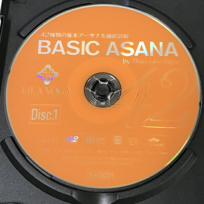 【中古】LiLA YOGA 42 BASIC ASANA ベーシック アーサナ 乳井真介 2枚組 DVD 3