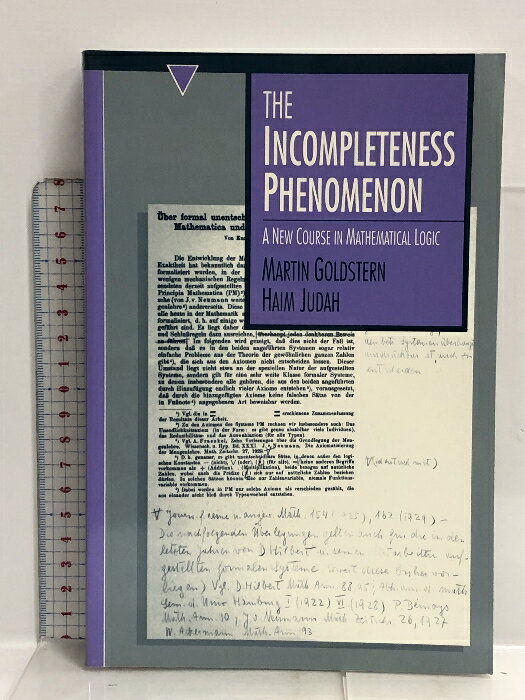 楽天リサイクルストアあかつき【中古】除籍本 The Incompleteness Phenomenon A K Peters/CRC Press Goldstern, Martin