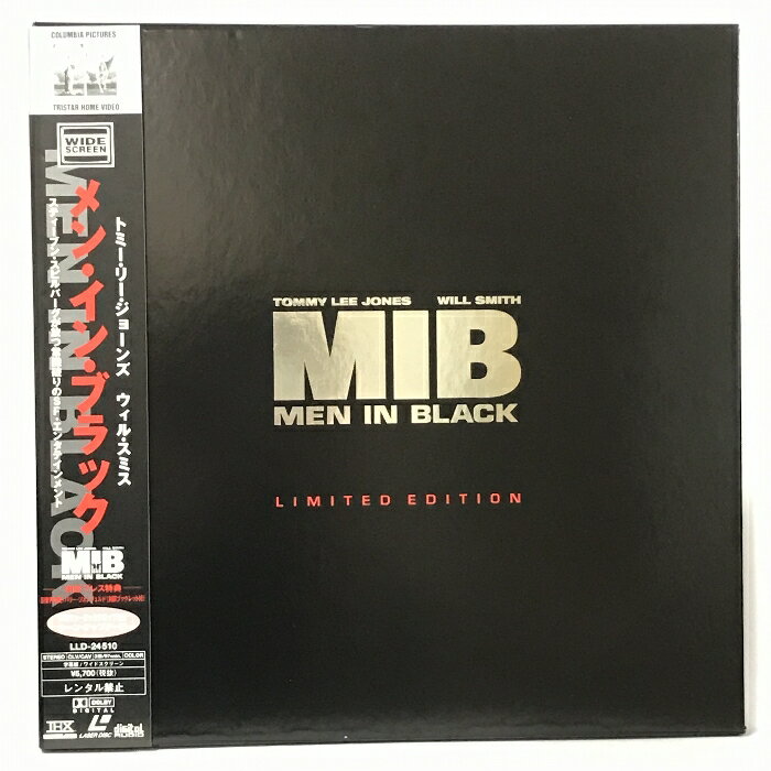 【中古】40 LD メン・イン・ブラック【字幕ワイド版】 [Laser Disc] ソニー・ピクチャーズ エンタテインメント ウィル・スミス 帯付き 2枚組 レーザーディスク