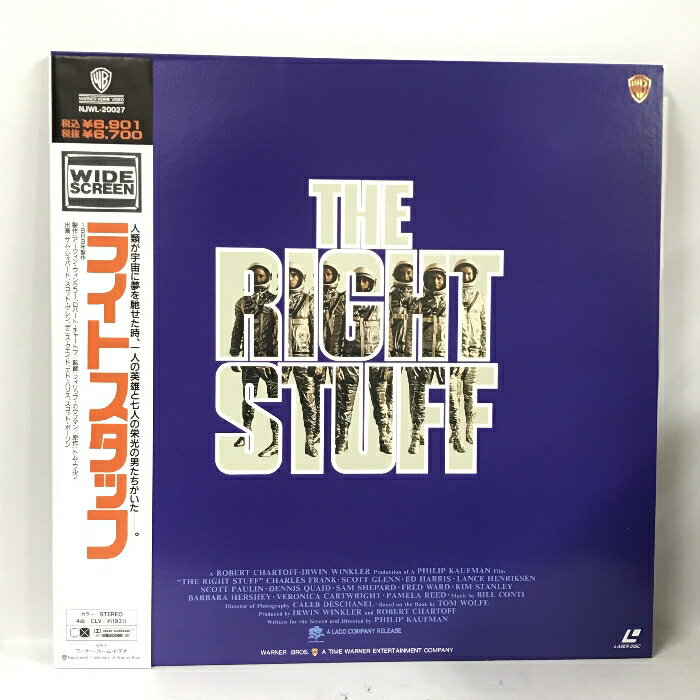 【中古】148 LD 洋画 ライトスタッフ ワーナー・ホーム・ビデオ サム・シェパード 帯付き 2枚組 レーザーディスク