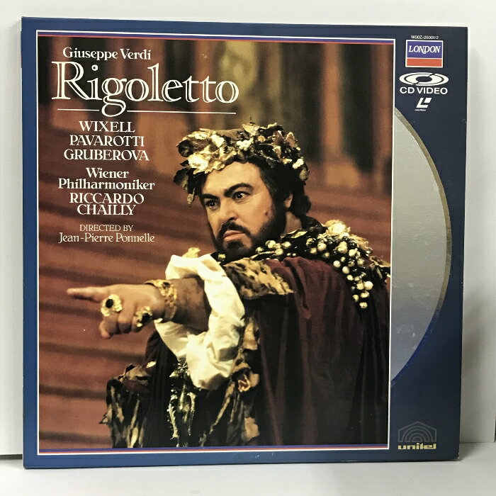 【中古】25 LD クラシック オペラ ヴェルディ 歌劇 リゴレット Verdi Rigoletto Chailly Wiener Philharmoniker 2枚組 レーザーディスク　SKUDAO-240115013007001-000　jan　コンディション中古 - 可　コンディション説明ディスク2枚組です。冊子付きケースです。ディスク・ケースのセット販売です。その他の付属品はないもとのご理解下さい。盤面に多少のスレ、くもり、ケースにスレ、ヤケ、シミ、があります。※注意事項※■付録等の付属品がある商品の場合、記載されていない物は『付属なし』とご理解下さい。 ポイント消化 にご利用ください。　送料ゆうパック　商品説明【当店の商品詳細・付属品や状態はコンディション説明でご確認ください。こちらに記載がある場合は書籍本体・内容の説明や元の付属品の説明であり、当店の商品とは異なる場合があります。参考としてご覧ください。】　※※※※注意事項※※※※・配送方法は当店指定のものとなります。変更希望の場合は別途追加送料を頂戴します。・送料無料の商品については、当社指定方法のみ無料となります。・商品画像へ、表紙についているステッカーや帯等が映っている場合がありますが、中古品の為付属しない場合がございます。・写真内にある本・DVD・CDなど商品以外のメジャーやライター等のサイズ比較に使用した物、カゴやブックエンド等撮影時に使用した物は付属致しません。コンディション対応表新品未開封又は未使用ほぼ新品新品だがやや汚れがある非常に良い使用されているが非常にきれい良い使用感があるが通読に問題がない可使用感や劣化がある場合がある書き込みがある場合がある付属品欠品している場合がある難あり強い使用感や劣化がある場合がある強い書き込みがある場合がある付属品欠品している場合がある