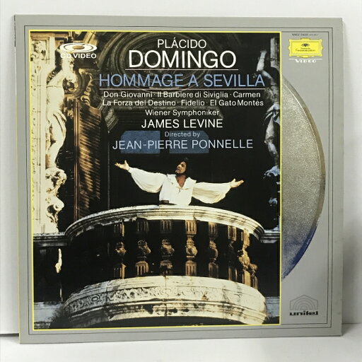 【中古】14 LD クラシック ドミンゴ わが心のセビリャ ドミンゴ レヴァイン ウィーン交響楽団 ポリドール レーザーディスク