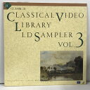 【中古】2 LD クラシック ビデオ ライブラリー LDサンプラー VOL.3 CLASSIC 21 東芝EMI リブチンスキー モーツァルト 他 レーザーディ...