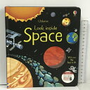 【中古】洋書 しかけ絵本 Look Inside Space Usborne Publishing Rob Lloyd Jones