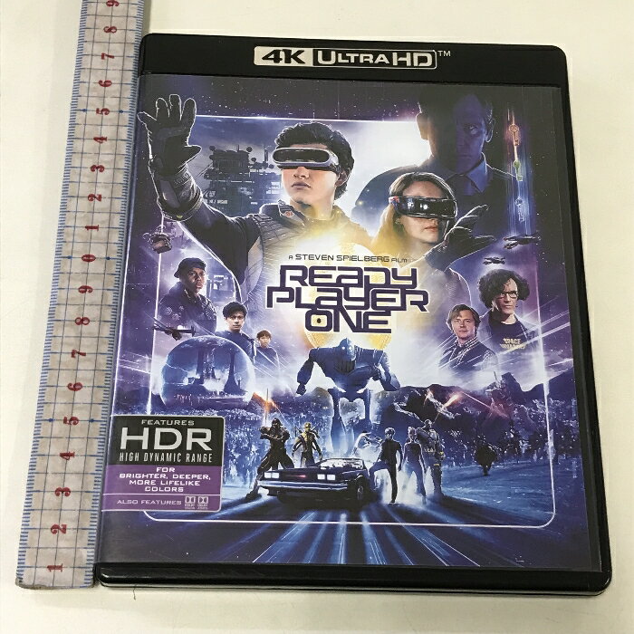 【中古】輸入盤 レディ プレイヤー1Ready Player One 4K ULTRA HD スティーブン スピルバーグ 2枚組 Blu-ray