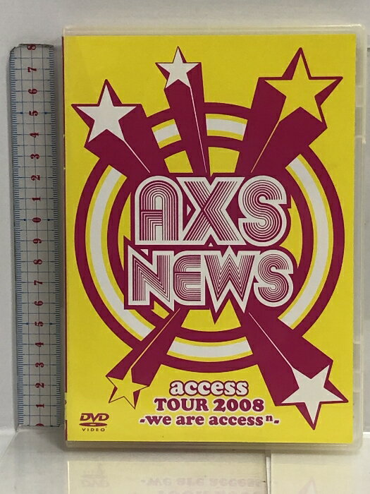 【中古】DVD AXS NEWS access tour 2008 we are access 貴水博之 浅倉大介