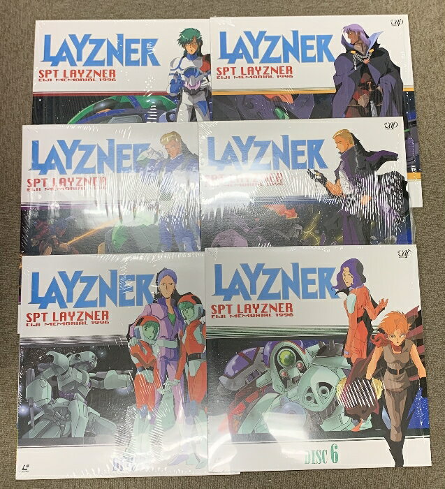 【中古】7 LD アニメ 若き流星 SPTレイズナー エイジ・メモリアル1996 株式会社バップ レーザーディスク BOX6枚組