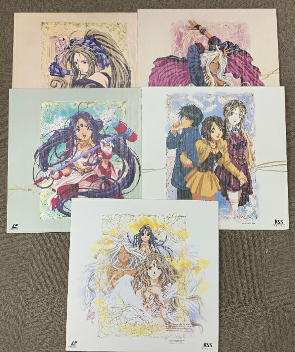 【中古】3 LD アニメ ああっ女神さまっ VOL.1〜VOL.5 日本ソフトシステム 講談社 レーザーディスク 計5点セット 井上喜久子