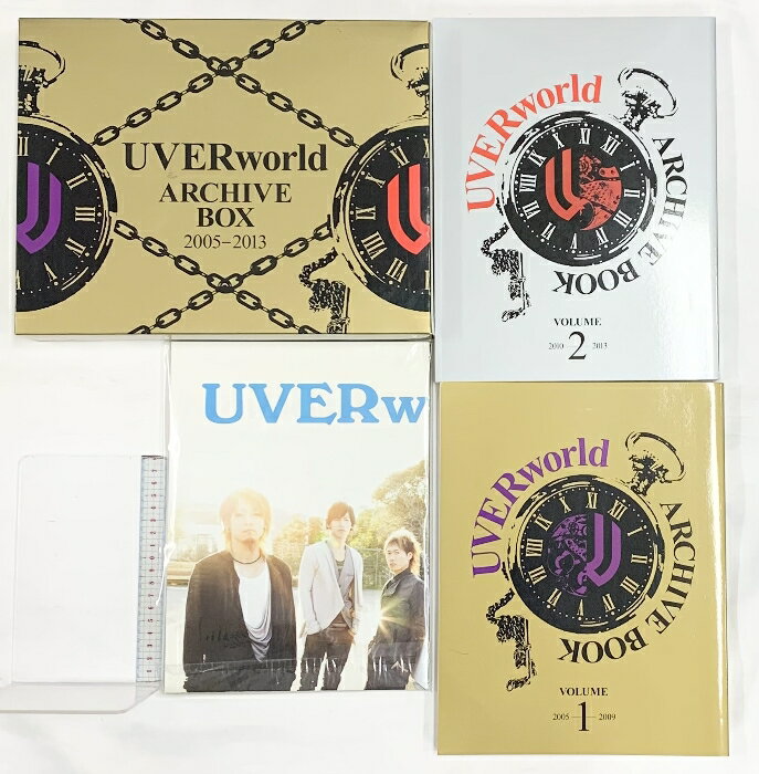 【中古】UVERworld ARCHIVE BOOK(VOLUME1+2/全2冊セット)2014年 発行:株式会社エムオン・エンタテイメント
