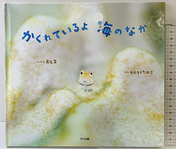 【中古】かくれているよ海のなか アリス館 高久 至