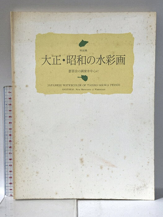 【中古】図録 特別展 大正・昭和の水彩画 -蒼原会の画家を中心に 1995年 渋谷区立松濤美術館