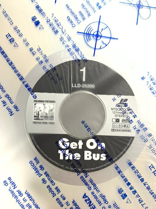 【中古】317 LD 洋画 ゲット・オン・ザバス 字幕版 ソニーピクチャーズエンタテイ...