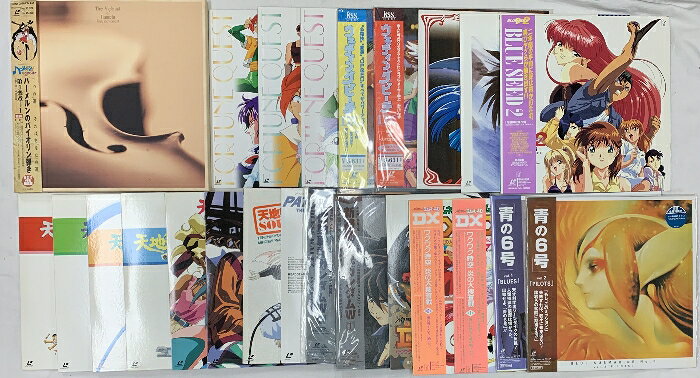 【中古】LD アニメ まとめて20点以上 ハーメルンのバイオリン弾き フォーチュンクエストL 天地無用 青の6号 他 レーザーディスク