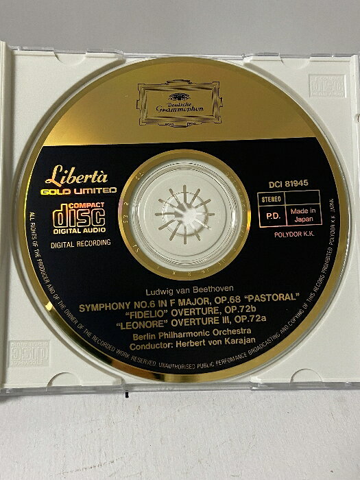 【中古】26 クラシック ベートーヴェン 交響曲第6番 田園 フィデリオ レオノーレ第3番 6 POLYDOR K.K. Deutsche Grammophon 「CD」 rsakatuki-10087383 リサイクルストアあかつき サンプル画像3