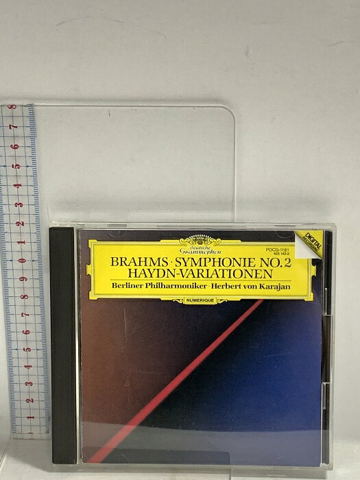 【中古】122 クラシック ブラームス 交響曲第2番 ハイドンの主題のよる変奏曲 カラヤン＝ベルリン・フィルハーモニー POLYDORK.K. Deutsche Grammophon CD rsakatuki-10087095 リサイクルストアあかつき パッケージ画像