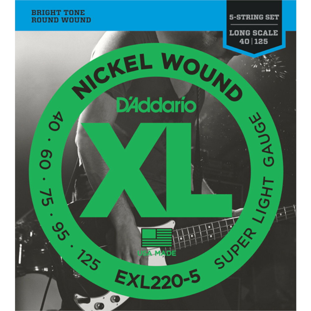 D'Addario XL NICKEL EXL220-5 .