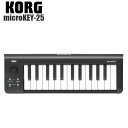 KORG microKEY USBMIDIキーボード 25鍵盤 オクターブスイッチ対応 作曲 DTMに最適