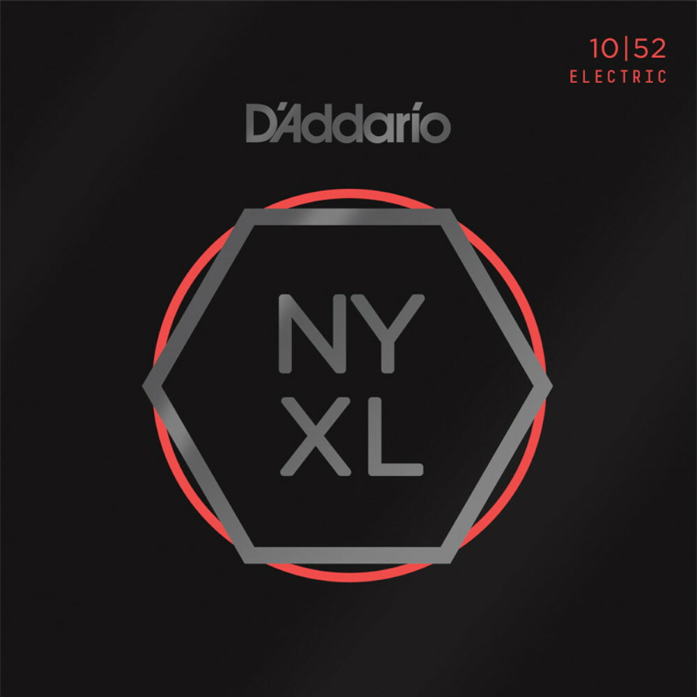 D'Addario NYXL1052 .010-.052 Light Top/Heavy Bottom Nickel Wound ニッケル弦 エレキギター弦
