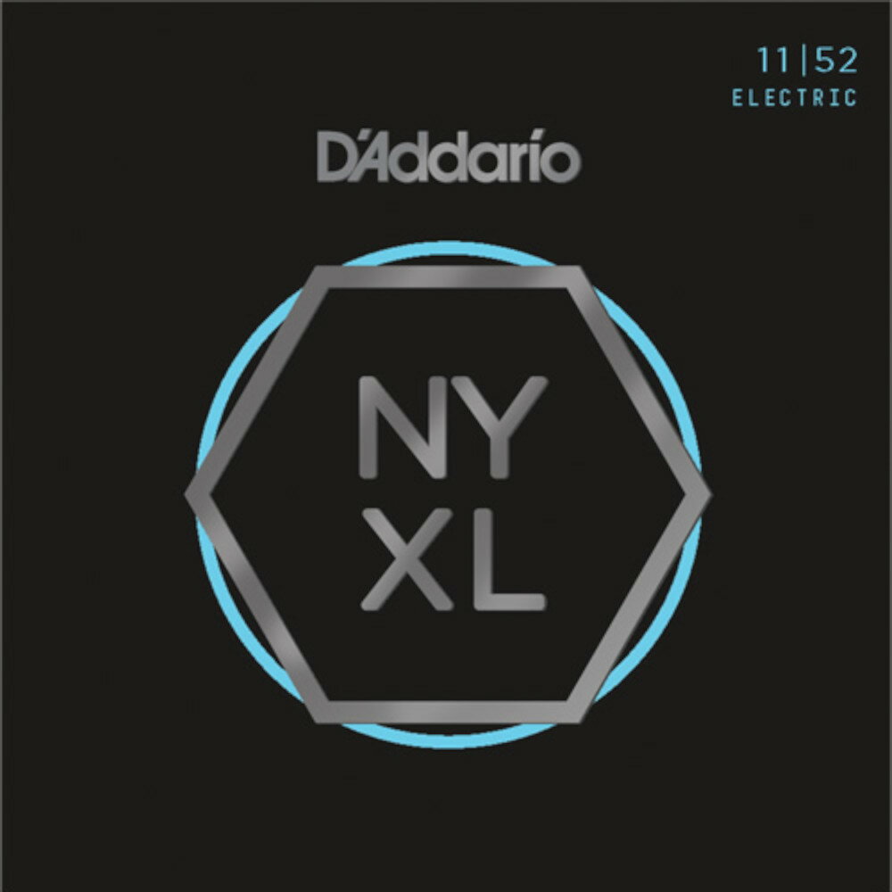 D'Addario NYXL1152 .011-.052 Medium Top/Heavy Bottom Nickel Wound ニッケル弦 エレキギター弦