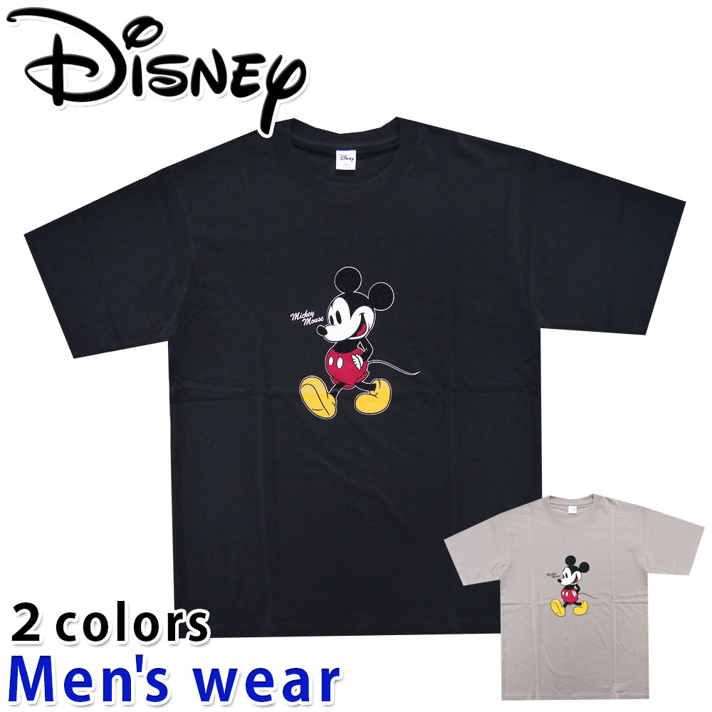 ★メール便送料無料★ ディズニー 半袖 Tシャツ メンズ 2277-0501B ミッキー マウス Disney グッズ