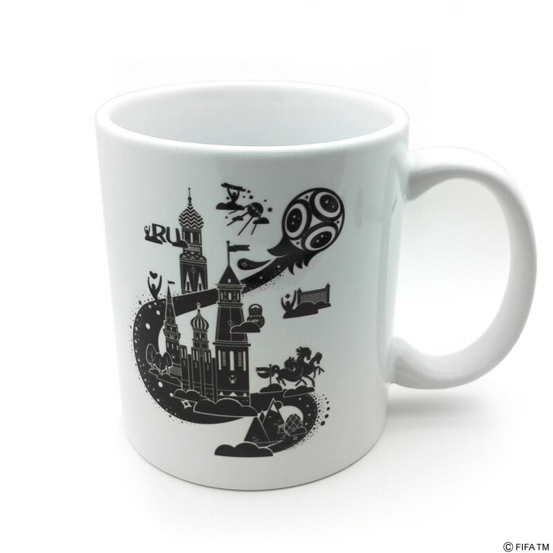2018FIFAワールドカップ ロシア マグカップモノトーン