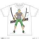 【フジテレビ限定】ワンピース 感染予防メッセージ Tシャツ ゾロ