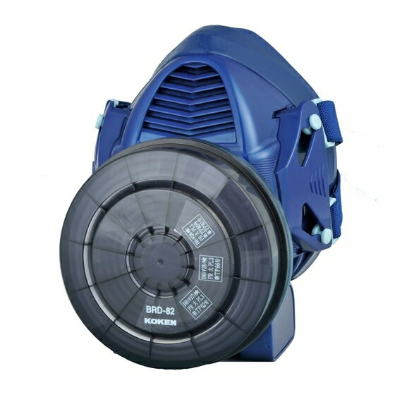 サカヰ式 BL-351HX_02型 1個 ろ過材の粒子捕集効率区分PL3（99.97%以上） 漏れ率　S級（0.1%以下） 指定防護係数300 フィルタを付替えて、有機ガスや粉じんが存在する環境で使用できる半面形PAPR 石綿（アスベスト）作業呼吸用保護具の区分1 ダイオキシンレベル1 コーケン