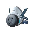 面体カラー全7色 重松製作所 防じん(防塵)防毒兼用マスク TW01C WH(白磁)1個 面体のみ フィルタ・吸収缶別売 防じん区分RL1(捕集効率80.0%以...