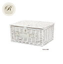 No.715L WH トランク型バスケット【かごのお店ラッセル Rakuten】