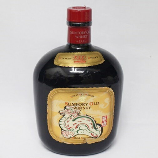 【中古・未開栓】【埼玉県内配送限定】SUNTORY OLD WHISKY サントリー オールド ウイスキー 干支ボトル 辰年 700ml 40％ ウイスキー モルト グレーン お酒【リサイクルマート秩父店】m21-1200581905801282