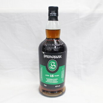 【中古・未開栓】【SPRINGBANK】スプリングバンク モルト ウイスキー 15年 700ml 46% モルト スコッチ お酒 スプリングバンク15年 箱無し【リサイクルマート秩父店】r2310-1200577905801254