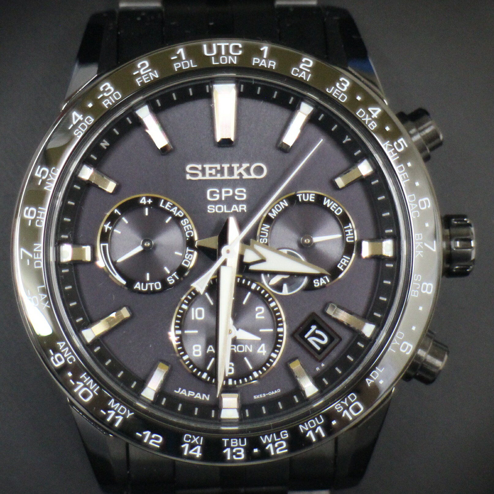 šۡSEIKOۥȥ5X53-0AB0֥å󥺥顼GPS105X꡼ӻUSED-Ar249-1200306905800015