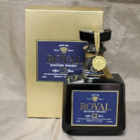 【中古・未開栓】【埼玉県内配送限定】SUNTORY ROYAL サントリー ローヤル プレミアム 12年 ブルーラベル 43度 720ml ウイスキー お酒 箱有り【リサイクルマート秩父店】m21-1200581905801188