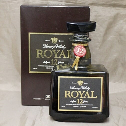 【中古・未開栓】【埼玉県内配送限定】SUNTORY ROYAL サントリー ローヤル 12年 700ml 43％ モルト グレーン ウイスキー お酒 箱有り【リサイクルマート秩父店】m21-1200581905801200