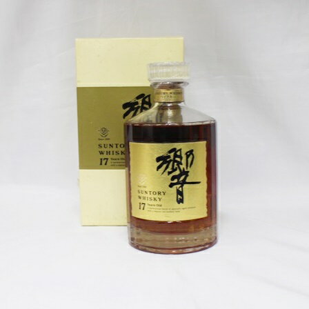 【中古・未開栓】【埼玉県内配送限定】SUNTORY サントリー 響 HIBIKI 17年 ゴールドラベル 750ml 43％ お酒 ジャパニーズウイスキー モルト グレーン ウイスキー 箱【リサイクルマート秩父店】m21-1200581905801462