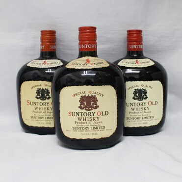 【中古・未開栓】【埼玉県内配送限定】SUNTORY OLD WHISKY サントリー オールド ウイスキー 3本セット Product of Japan プロダクト オブ ジャパン 760ml 43% お酒 セット 国産ウイスキー お酒 モルト グレーン【リサイクルマート秩父店】02673