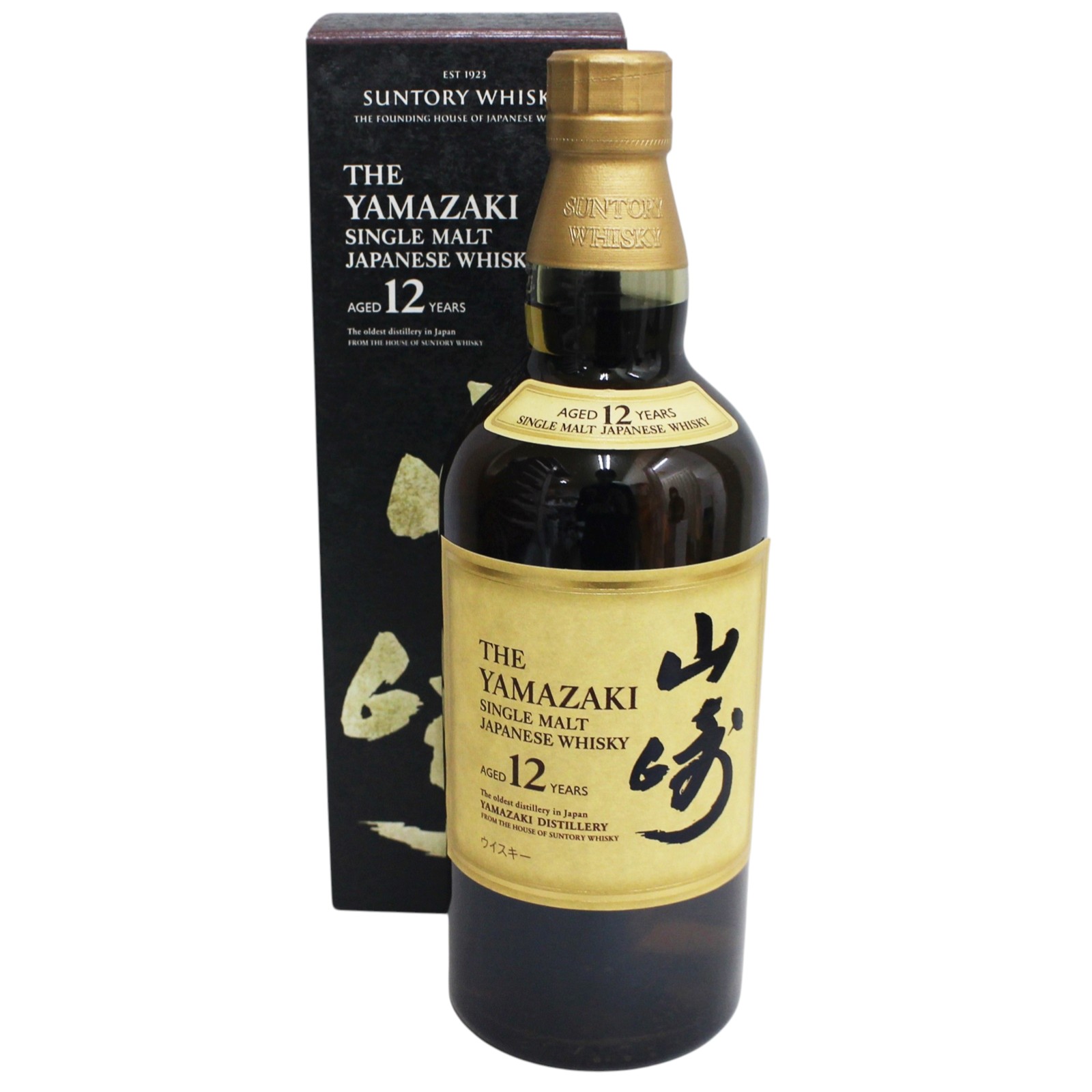 【中古・未開栓】【埼玉県内配送限定】サントリー SUNTORY 山崎 12年 シングルモルト 700ml 43% 山崎蒸溜所 国産ウイスキー ジャパニーズウイスキー 箱【リサイクルマート+質 秩父店】r258-1200581905802433