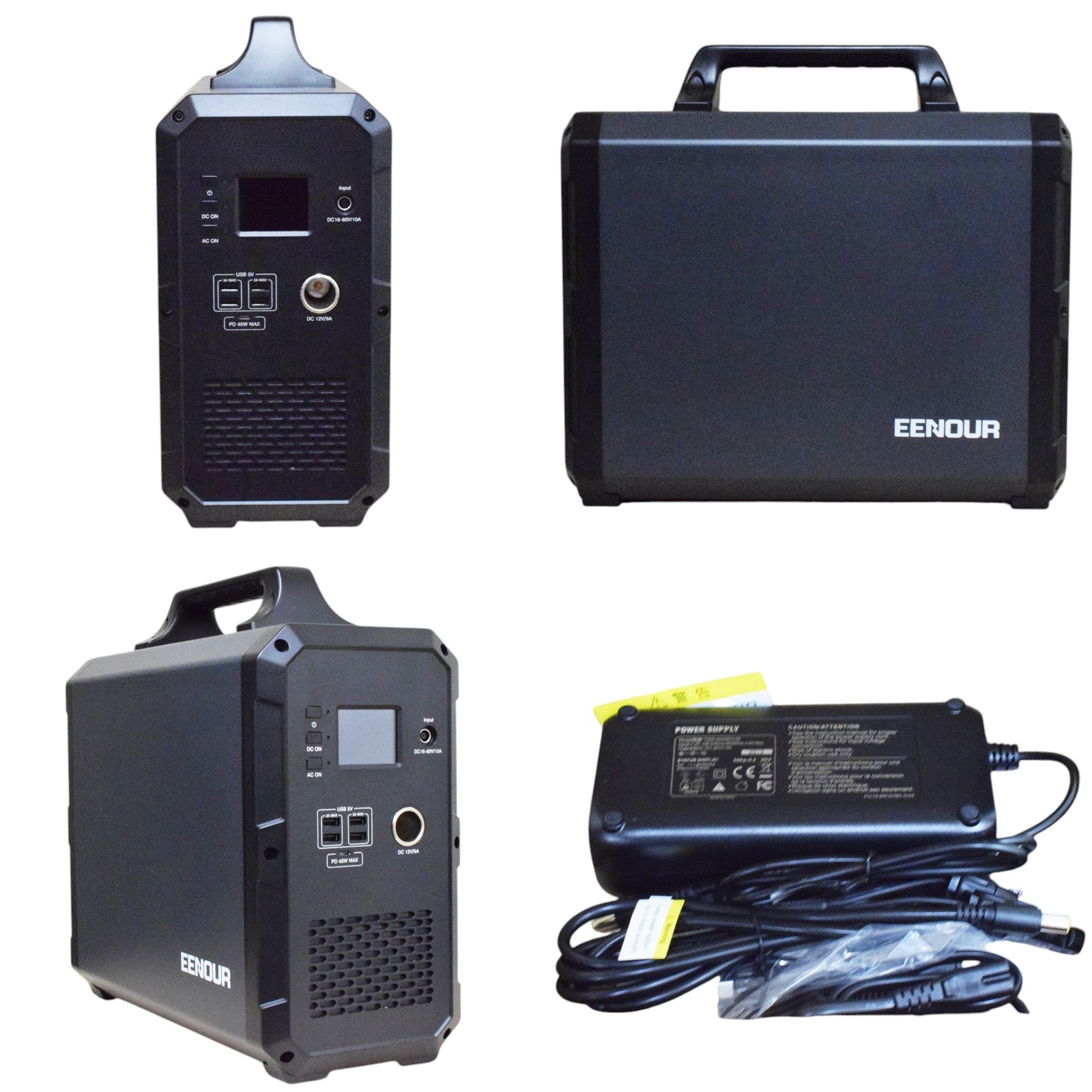 【中古・未使用品】【EENOUR】EB180 486000mAh 超大容量 ポータブル電源 パネルセット 1800wh ブラック キャンプ アウトドア 災害 緊急時 家電【リサイクルマート秩父店】r261-1200091905800659 rsm-c-10005555 リサイクルマート + 質 秩父店 サンプル画像3