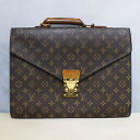 【中古】【LOUIS VUITTON】ルイヴィトン セルヴィエット・コンセイユ M53331 モノグラム ゴールド金具 ブリーフケース ビジネスバッグ ドキュメ...
