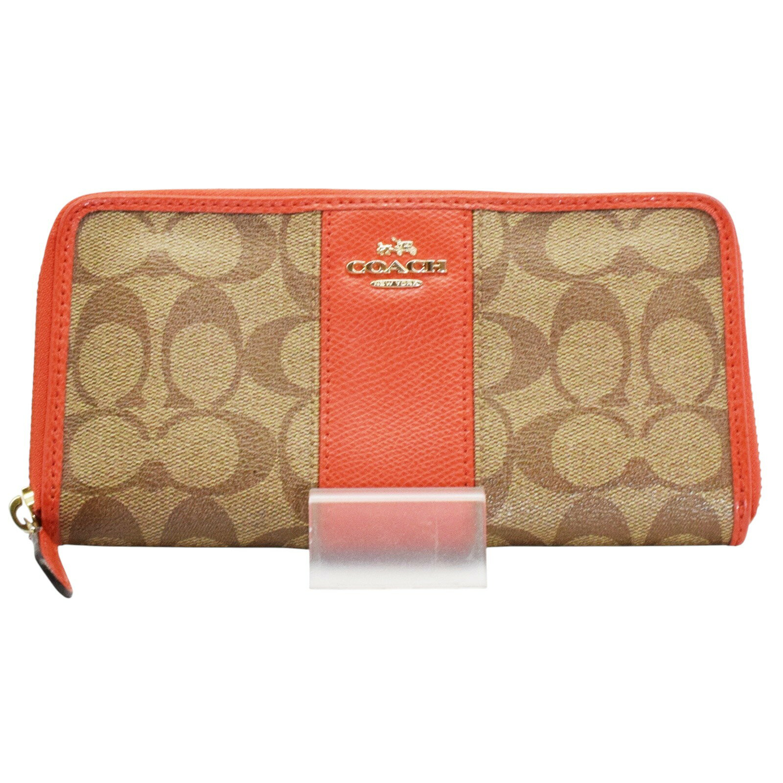 楽天市場】coach （コーチ） 長財布 ラウンドファスナー オレンジ