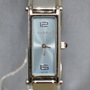 【中古】【GUCCI】グッチ スクエアフェイス 腕時計 クォーツ ステンレススチール レディース USED-B【リサイクルマート秩父店】r252-1200215...